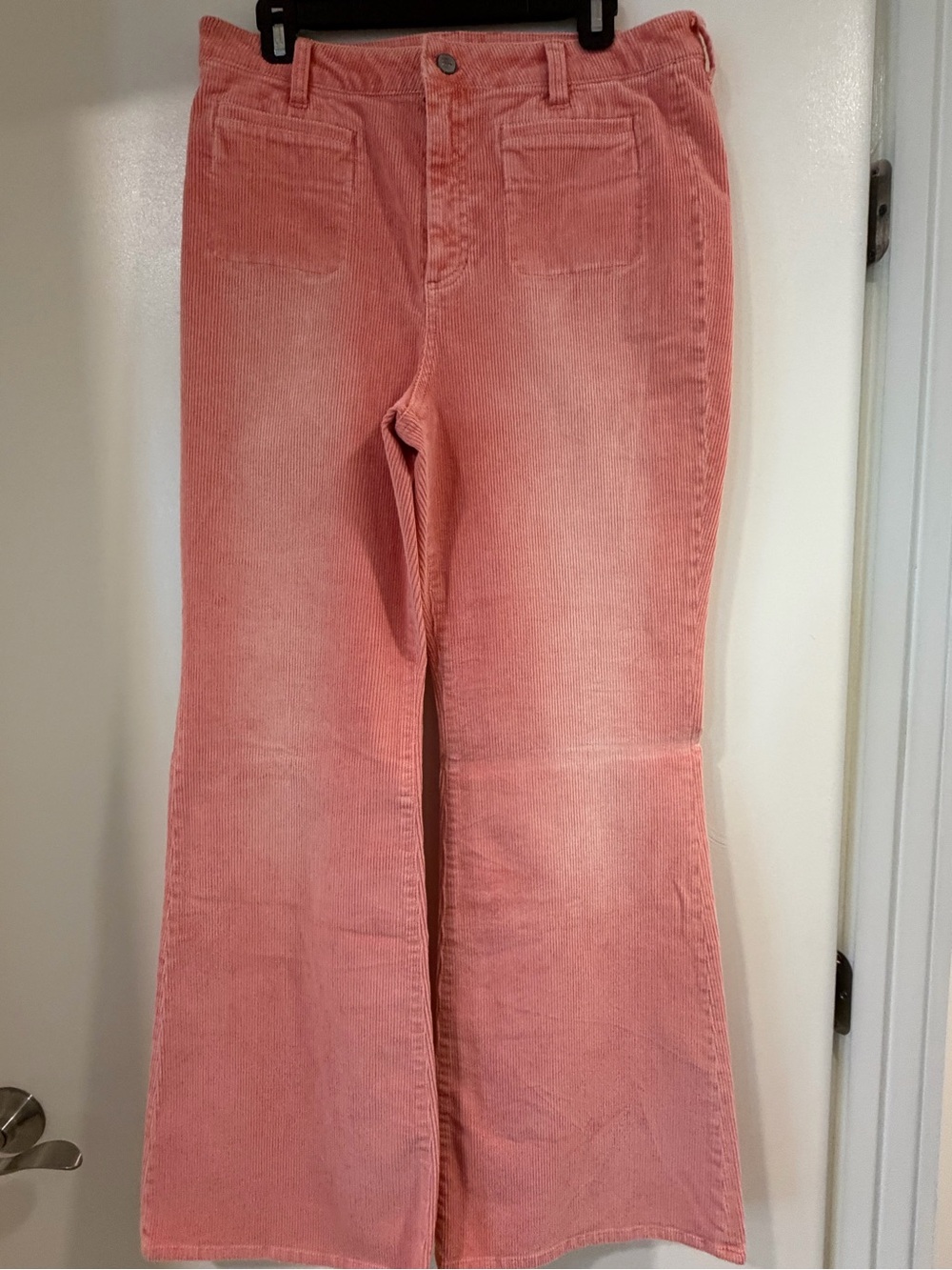 J. Crew Pink Corduroy Boot-Cut Pants